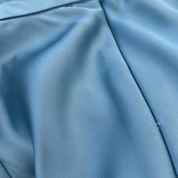Zara blue satin like dress - Picture 12 of 15